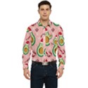 Avo Merry Christmas, Candies, Candy Cane Men s Long Sleeve Pocket Shirt  View1