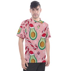 Avo Merry Christmas, Candies, Candy Cane Men s Polo T-shirt by kyorashop23