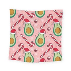 Avo Merry Christmas, Candies, Candy Cane Square Tapestry (small) by kyorashop23