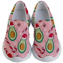 Avo Merry Christmas, Candies, Candy Cane Kids Lightweight Slip Ons by kyorashop23