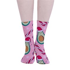 Avo Merry Christmas, Candies, Candy Cane Smooth Crew Length Tube Socks