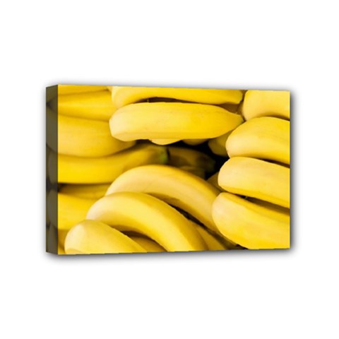 Bananas, Macro, Fruits, Ripe Bananas Mini Canvas 6  X 4  (stretched)