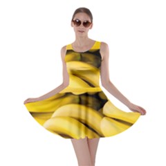 Bananas, Macro, Fruits, Ripe Bananas Skater Dress