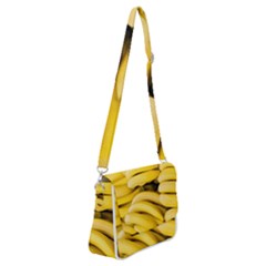 Bananas, Macro, Fruits, Ripe Bananas Shoulder Bag With Back Zipper