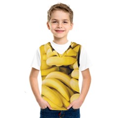 Bananas, Macro, Fruits, Ripe Bananas Kids  Basketball Tank Top