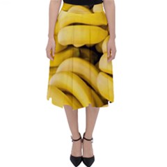 Bananas, Macro, Fruits, Ripe Bananas Classic Midi Skirt