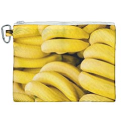 Bananas, Macro, Fruits, Ripe Bananas Canvas Cosmetic Bag (xxl)