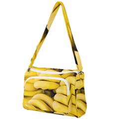 Bananas, Macro, Fruits, Ripe Bananas Front Pocket Crossbody Bag