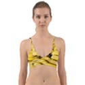 Bananas, Macro, Fruits, Ripe Bananas Wrap Around Bikini Top View1