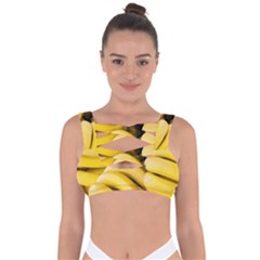 Bananas, Macro, Fruits, Ripe Bananas Bandaged Up Bikini Top