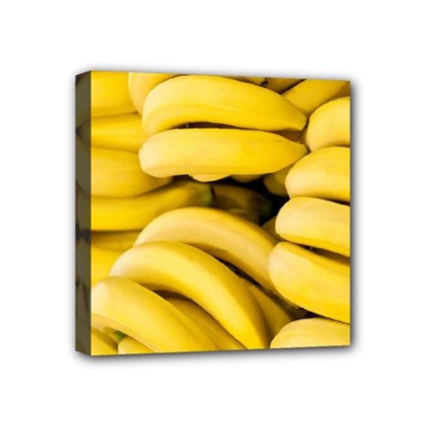 Bananas, Macro, Fruits, Ripe Bananas Mini Canvas 4  X 4  (stretched)