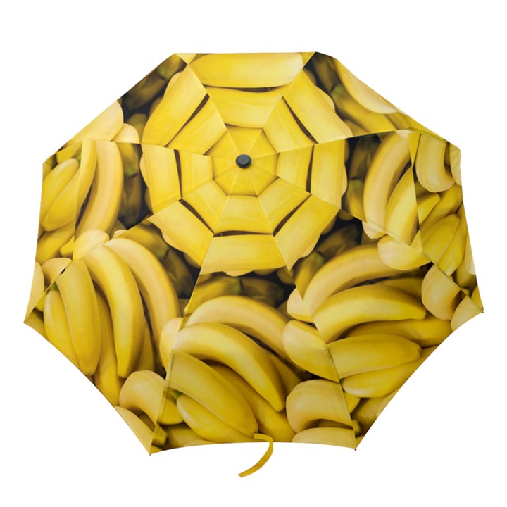 Bananas, Macro, Fruits, Ripe Bananas Folding Umbrellas