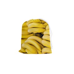 Bananas, Macro, Fruits, Ripe Bananas Drawstring Pouch (small)