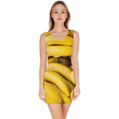 Bananas, Macro, Fruits, Ripe Bananas Bodycon Dress by kyorashop23