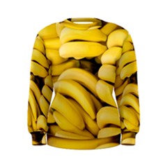 Bananas, Macro, Fruits, Ripe Bananas Women s Sweatshirt