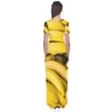 Bananas, Macro, Fruits, Ripe Bananas Short Sleeve Maxi Dress View2