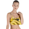 Bananas, Macro, Fruits, Ripe Bananas Layered Top Bikini Top  View1