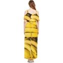 Bananas, Macro, Fruits, Ripe Bananas Draped Sleeveless Chiffon Jumpsuit View2