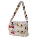 Christmas Puppies, Santa, Craciun, Christmas, Funny, Hat, Puppy, Red Full Print Messenger Bag (S) View1