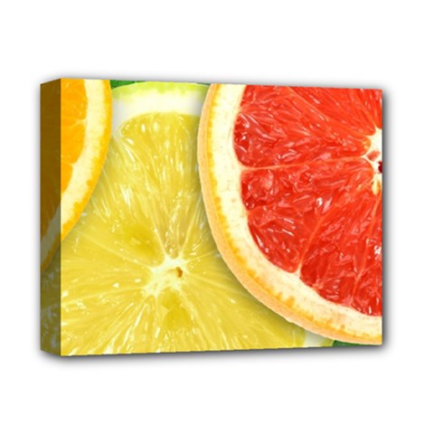 Fruit, Lemon Deluxe Canvas 14  X 11  (stretched)