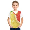 Fruit, Lemon Kids  Basketball Tank Top View1