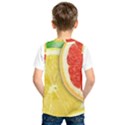 Fruit, Lemon Kids  Basketball Tank Top View2