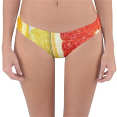 Fruit, Lemon Reversible Hipster Bikini Bottoms by kyorashop23