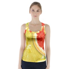 Fruit, Lemon Racer Back Sports Top