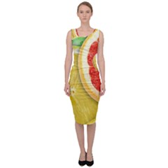 Fruit, Lemon Sleeveless Pencil Dress by kyorashop23