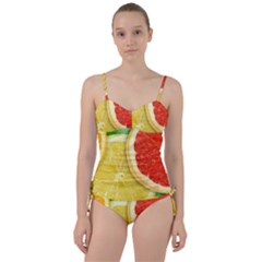 Fruit, Lemon Sweetheart Tankini Set