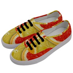 Fruit, Lemon Men s Classic Low Top Sneakers