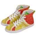 Fruit, Lemon Men s Hi-Top Skate Sneakers View2