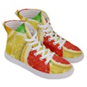 Fruit, Lemon Men s Hi-Top Skate Sneakers View3