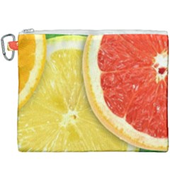 Fruit, Lemon Canvas Cosmetic Bag (xxxl)