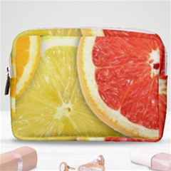 Fruit, Lemon Make Up Pouch (medium) by kyorashop23