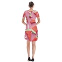 Fruits, Watermelon, Fruit Short Sleeve V-neck Flare Dress View2