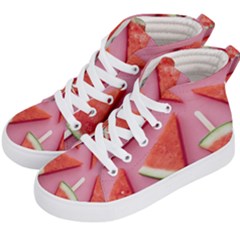 Fruits, Watermelon, Fruit Kids  Hi-top Skate Sneakers