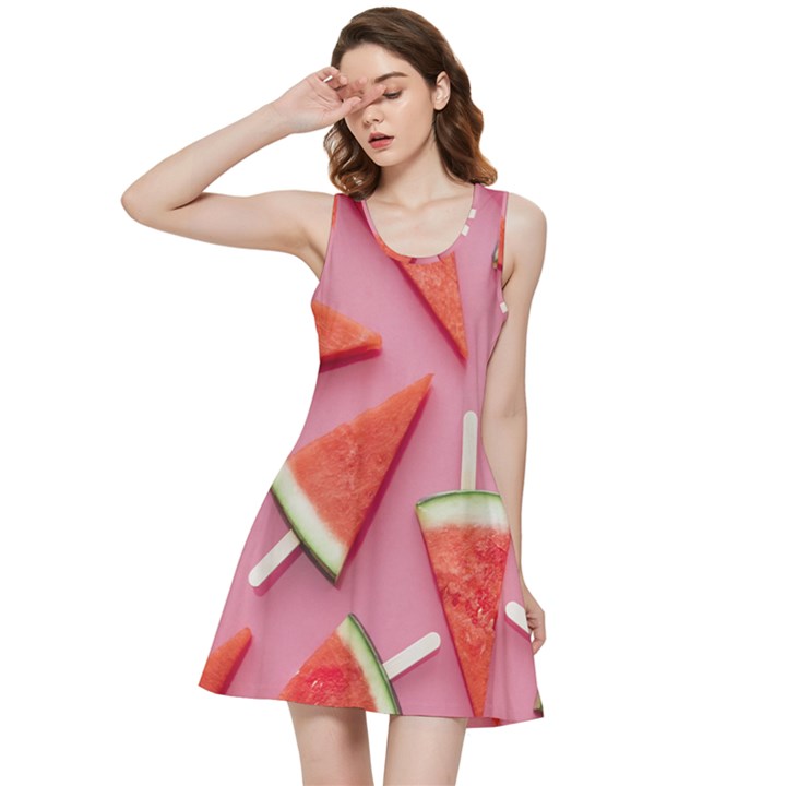 Fruits, Watermelon, Fruit Inside Out Racerback Dress