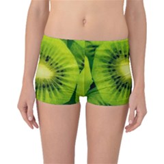 Kiwi Fruits, Close-up, Exotic Fruit Boyleg Bikini Bottoms by kyorashop23