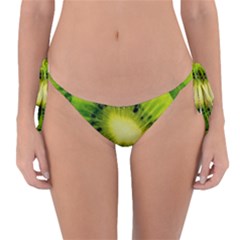 Kiwi Fruits, Close-up, Exotic Fruit Reversible Bikini Bottoms by kyorashop23