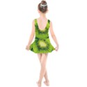 Kiwi Fruits, Close-up, Exotic Fruit Kids  Skater Dress Swimsuit View2