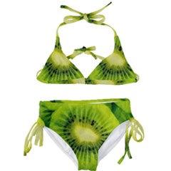 Kiwi Fruits, Close-up, Exotic Fruit Kids  Classic Bikini Set