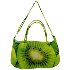 Kiwi Fruits, Close-up, Exotic Fruit Removable Strap Handbag by kyorashop23