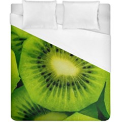 Kiwi Fruits, Close-up, Exotic Fruit Duvet Cover (california King Size) by kyorashop23