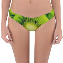 Kiwi Fruits, Close-up, Exotic Fruit Reversible Hipster Bikini Bottoms by kyorashop23