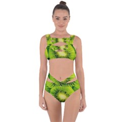 Kiwi Fruits, Close-up, Exotic Fruit Bandaged Up Bikini Set  by kyorashop23