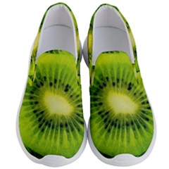 Kiwi Fruits, Close-up, Exotic Fruit Men s Lightweight Slip Ons