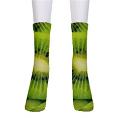 Kiwi Fruits, Close-up, Exotic Fruit Crew Socks by kyorashop23