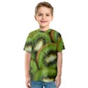 Kiwi Texture, Background With Kiwi, Fruits, Kiwi Kids  Sport Mesh T-Shirt View1