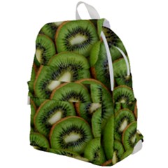 Kiwi Texture, Background With Kiwi, Fruits, Kiwi Top Flap Backpack